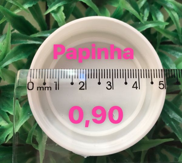 Tampa plástica pote papinha
